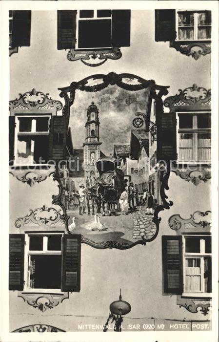Mittenwald Bayern Hotel Post