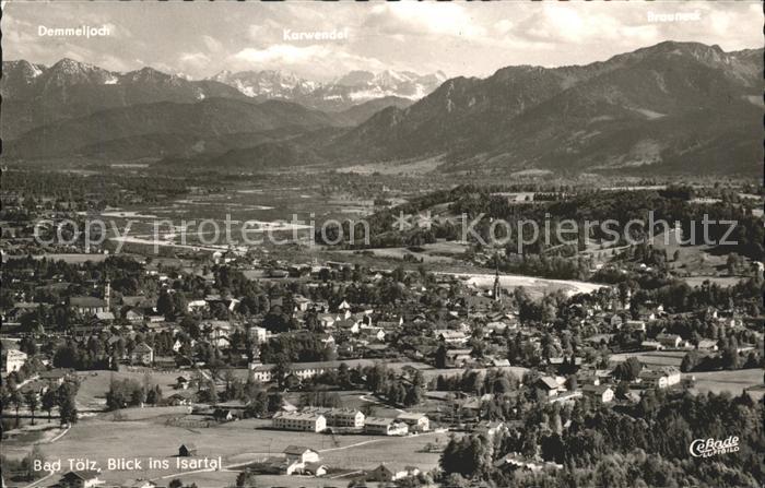 Bad Toelz Panorama Isartal Fliegeraufnahme