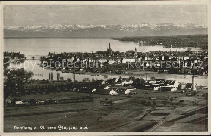Konstanz Bodensee Fliegeraufnahme