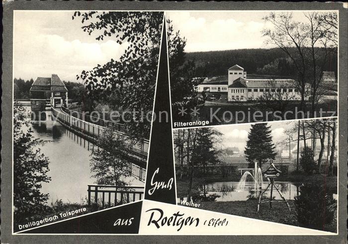 Roetgen Eifel Dreilägerbach Talsperre Filteranlage We