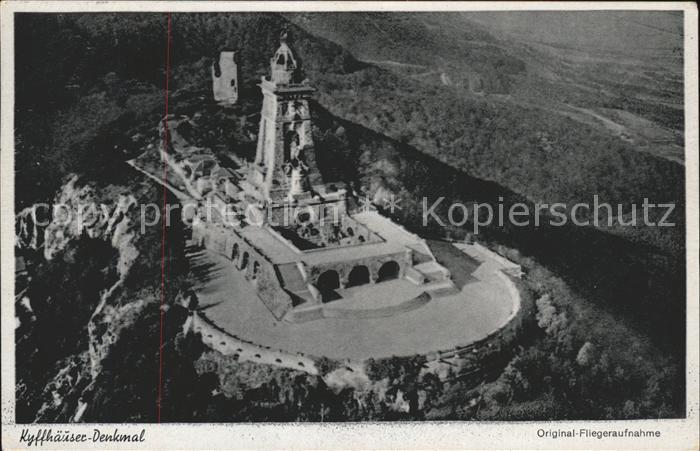 Denkmal Fliegeraufnahme Kyffhäuser-Denkmal