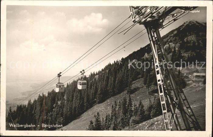 Seilbahn Wallbergbahn Berstation
