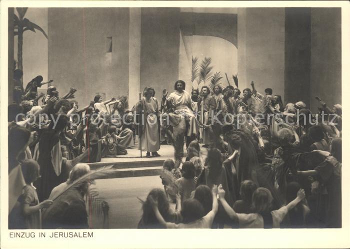 Passionsspiele Oberammergau Einzug Jerusalem