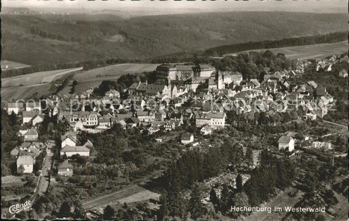Hachenburg Westerwald Fliegeraufnahme