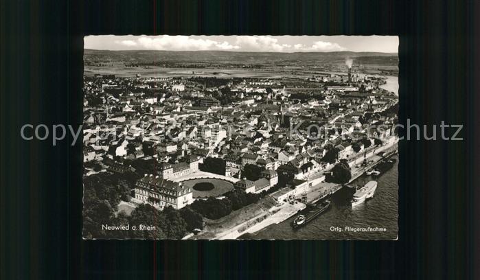 Neuwied Rhein Fliegeraufnahme