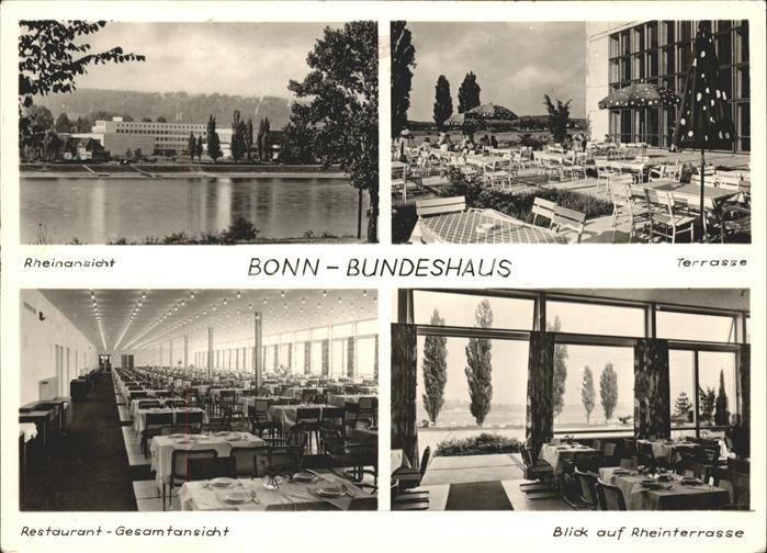 Bonn Rhein Bundeshaus Rhein Terrasse Restaurant