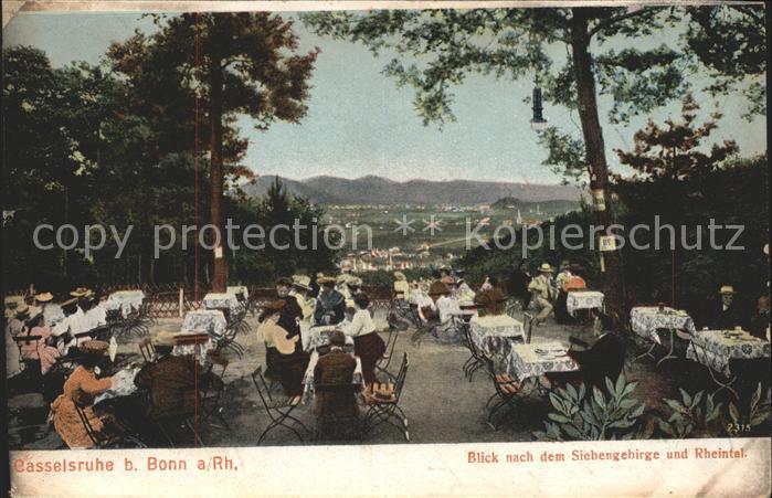 Bonn Rhein Casselsruhe Gartenrestaurant