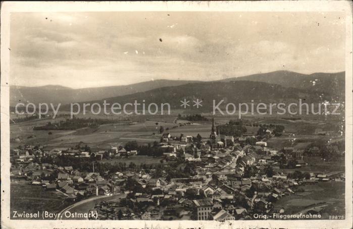 Zwiesel Niederbayern Fliegeraufnahme