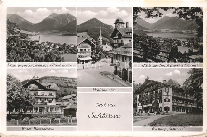 Schliersee Jägerkamp Brecherspitze Strassenpartie