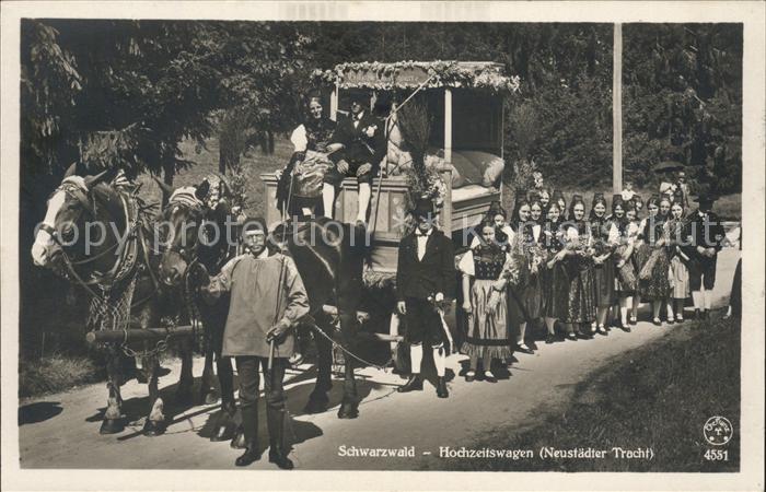 Trachten Schwarzwald Neustädter Tracht Hochzeitswagen
