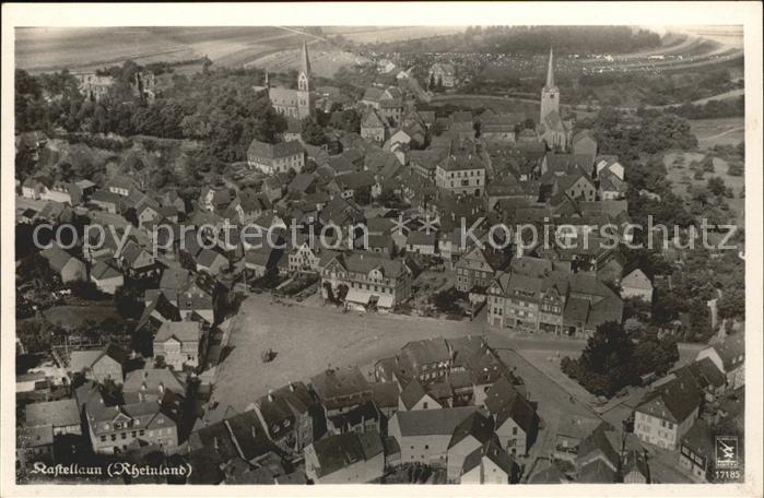 Kastellaun Hunsrueck Fliegeraufnahme