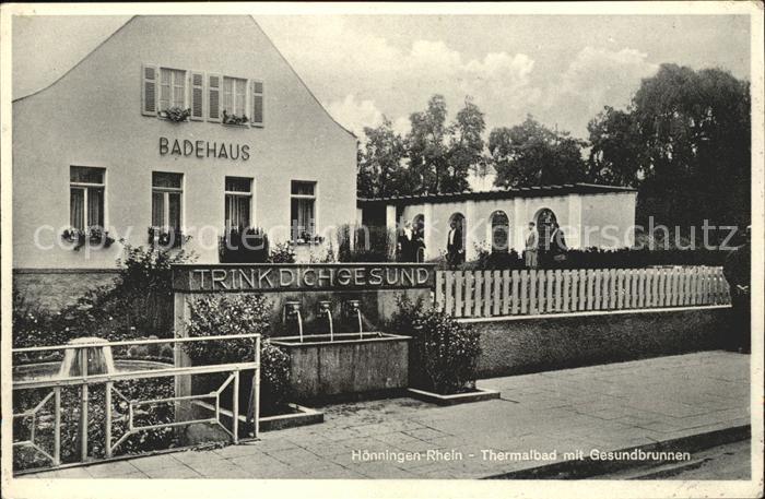 Hoenningen Eifel Thermalbad Gesundbrunnen
