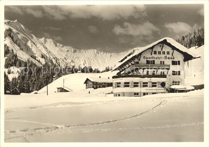 Baad Mittelberg Kleinwalsertal Alpen-Sporthotel Baad