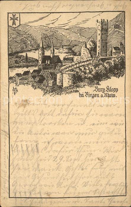 Bingen Rhein Burg Klopp