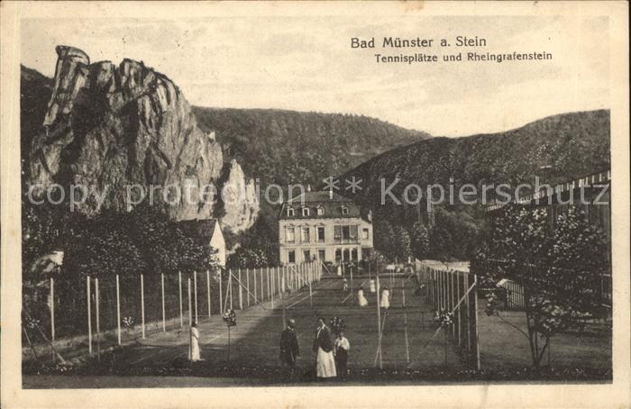 Bad Muenster Stein Ebernburg Tennisplaetze Rheingrafenstein