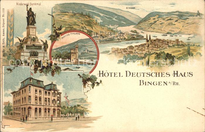 Bingen Rhein Hotel Deutsches Haus Niederwald-Denkmal