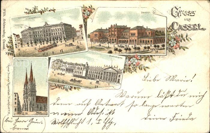 KAssEL CITY Koenigsplatz Postgebaeude Friedrichsplatz Bahnhof