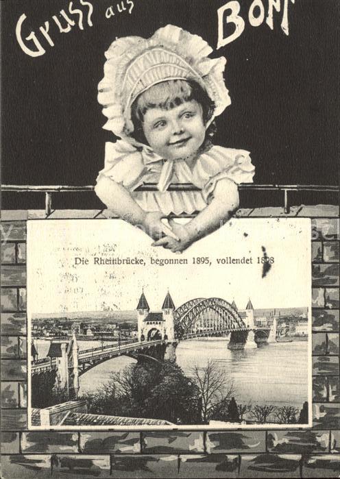 Bonn Rhein Rheinbruecke Kind