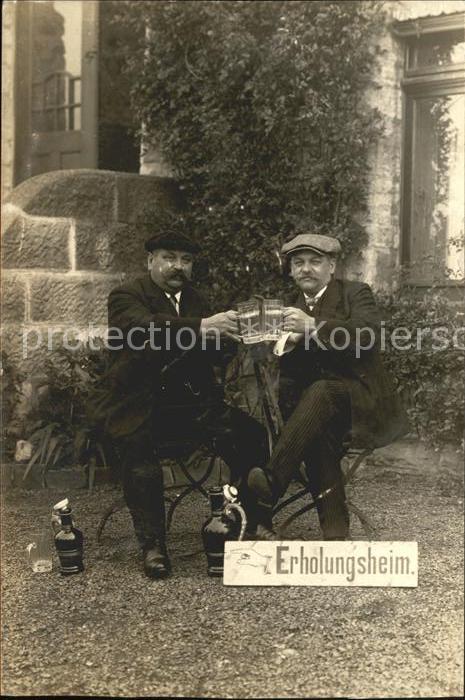 Hann. Muenden Erholungsheim Bier Maenner Foto