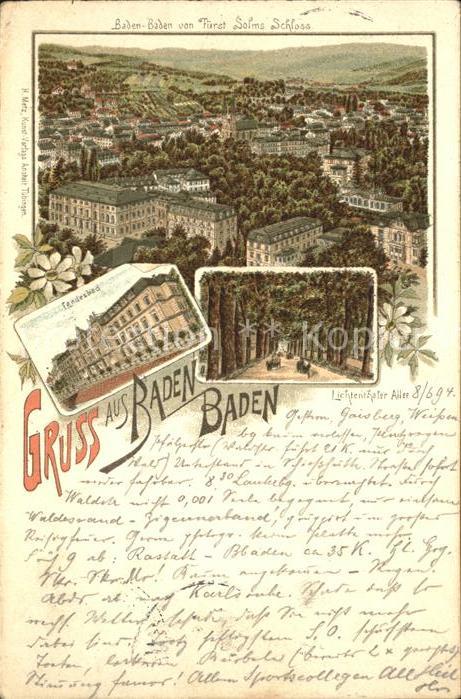 BADEN-BADEN BW Landesbad Lichtenthaler Allee