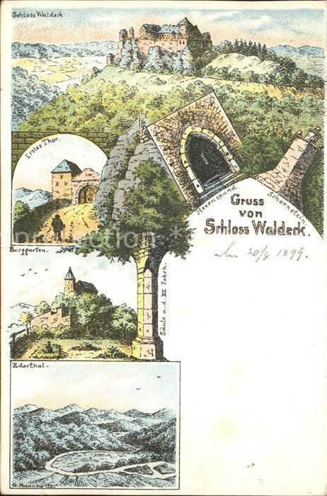 Waldeck Edersee Schloss Hexenspund Burggarten