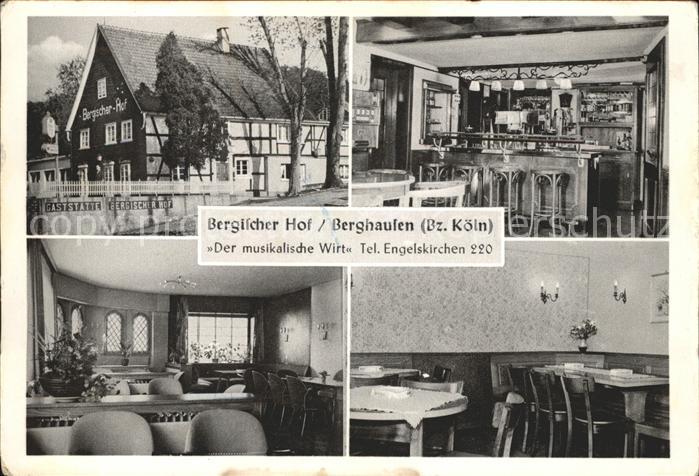 Berghausen Koeln Gaststaette Bergischer Hof