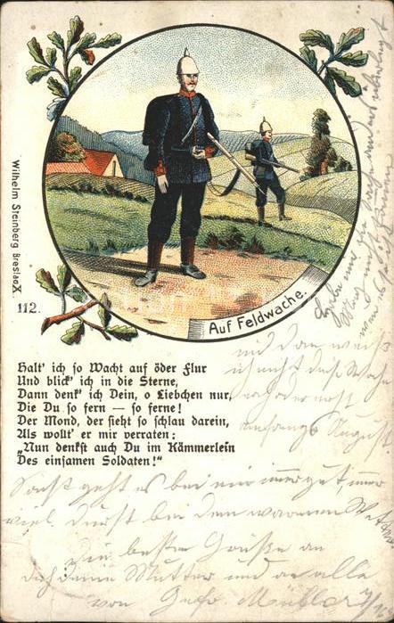 Soldatenleben Auf Feldwache Spruch