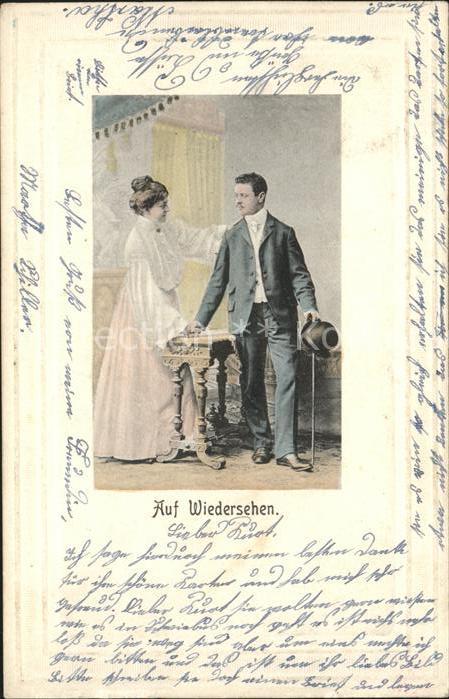 Zylinder Paar Dame Herr