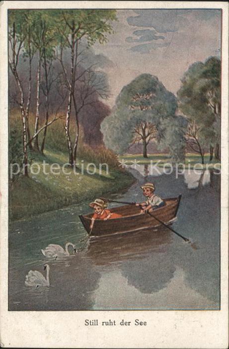 Boote Still ruht der See Kinder
