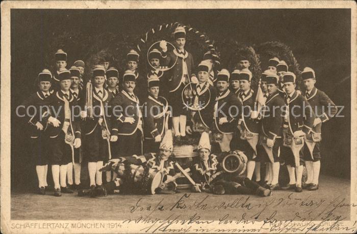 Tanz Taenzer Schäfflertanz München Tanzgruppe