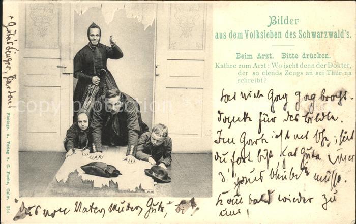 Schwarzwald Volksleben Schwarzwald Arzt