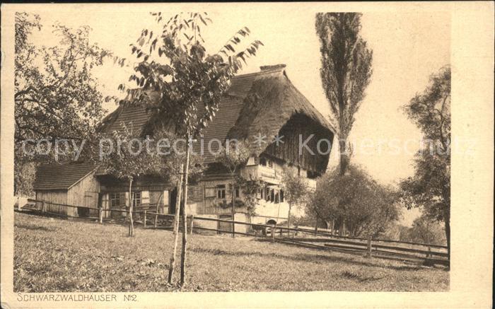 Schwarzwaldhaeuser Joh. Elchlepp Hofkunstverlag