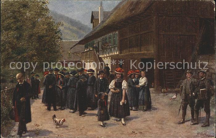 Hoffmann Heinrich Schwarzwald Trachten Gutach Linde