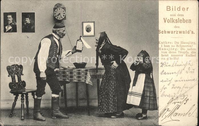 Trachten Volksleben Schwarzwald