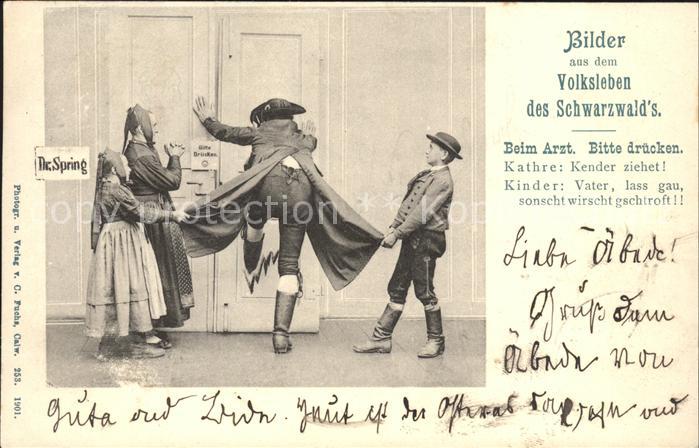 Schwarzwald Volksleben Beim Arzt