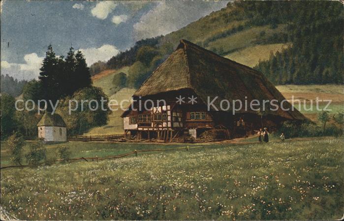 Schwarzwaldhaeuser Künstlerkarte