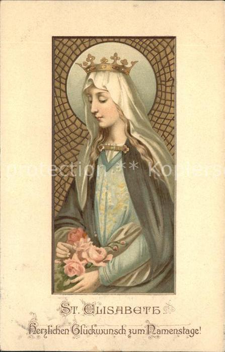 Namenstag Namenskarte St. Elisabeth