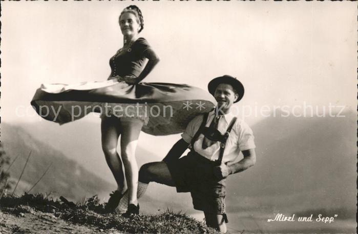 Trachten Bayern Mirzl und Sepp Jodler-Duo