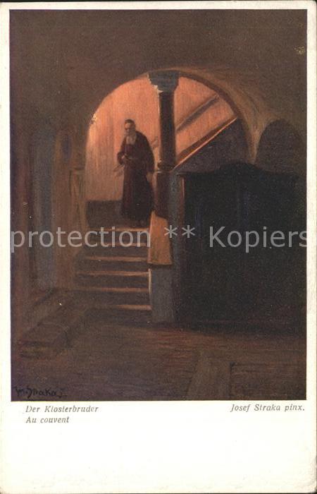 Kuenstlerkarte Josef Straka der Klosterbruder