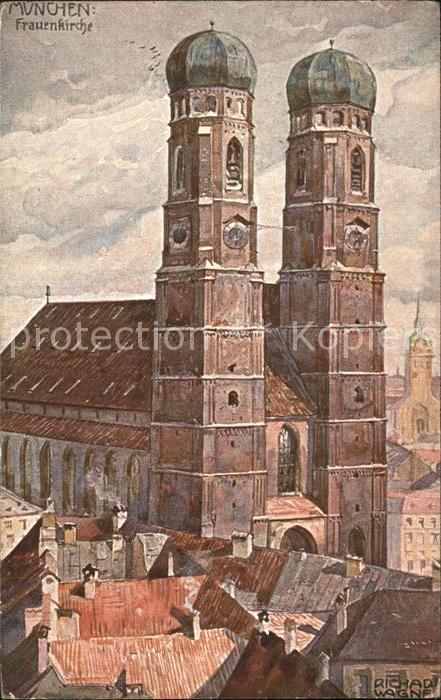 Wagner Richard Kuenstler Nr. 36 München Frauenkirche