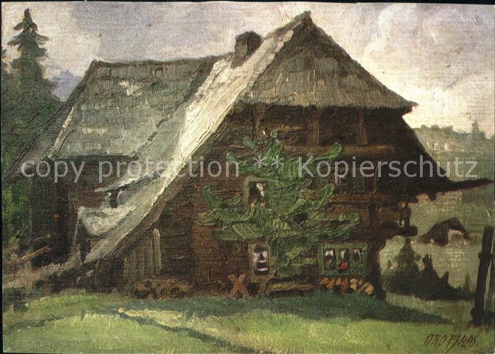 Verlag Wiechmann Nr. 3400 Otto Haas Schwarzwaldhaus Baum