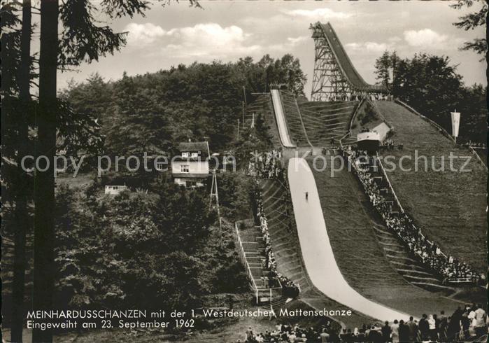 Skispringen Meinhardusschanzen Mattenschanze