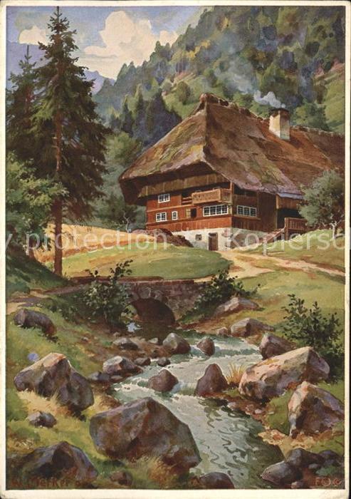 Merker W. Nr. 548 Schwarzwaldhaus