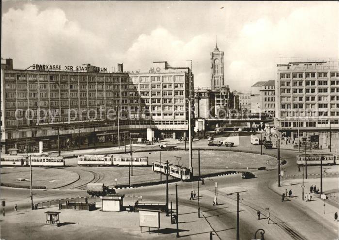 Strassenbahn Alexanderplatz Berlin