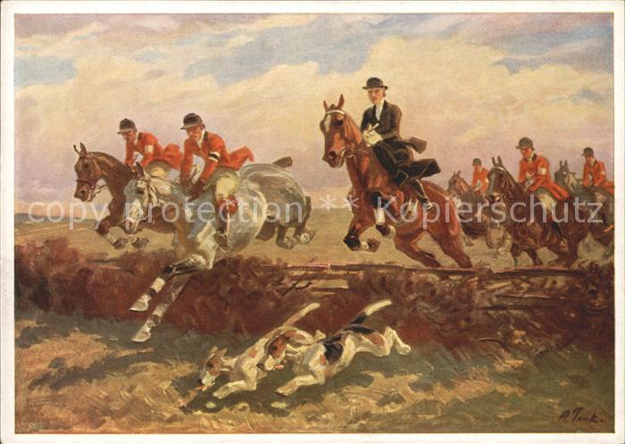 Kuenstlerkarte Anglelo Jank Hinter den Hunden