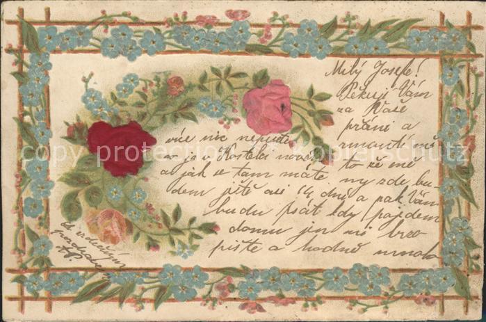 Rosen Stoffapplikation