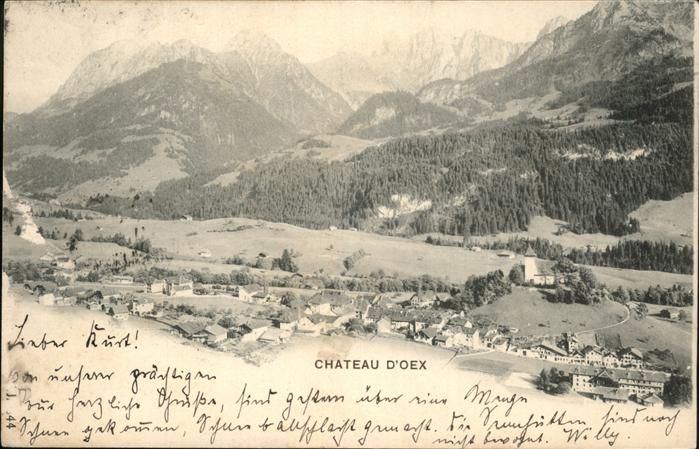 Lausanne VD  Chateau d`Oex