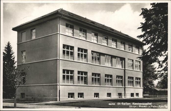 St Gallen SG Kantonspital
Ohren-Nasen-Hals-Abteilung