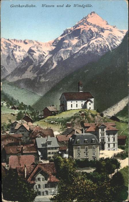 Gotthardpass Wassen Gotthardstrasse