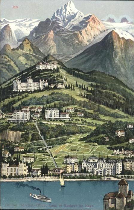 Chateau Chillon Territet
Glion
Caux
Rodiers de naye